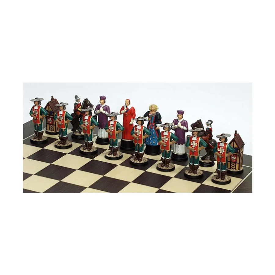 Формы для трех мушкетеров - Сторона кардинала, Chess Set Moulds (54mm)
Формы для трех мушкетеров - Сторона кардинала, Chess Set Moulds (54mm)