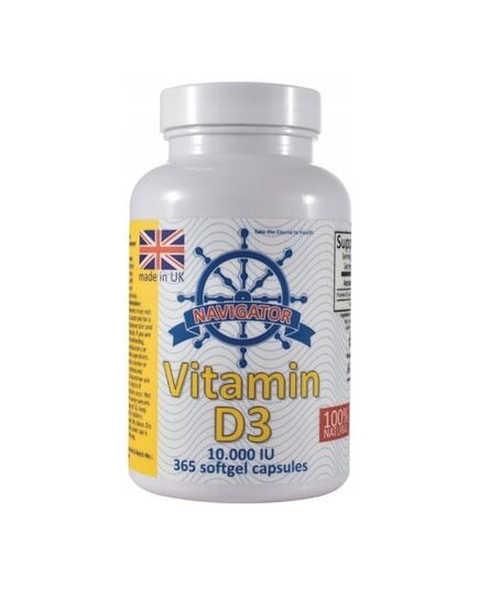 Navigator, Витамин D3 10000 МЕ - 365 капсул
Navigator, Витамин D3 10000 МЕ - 365 капсул
