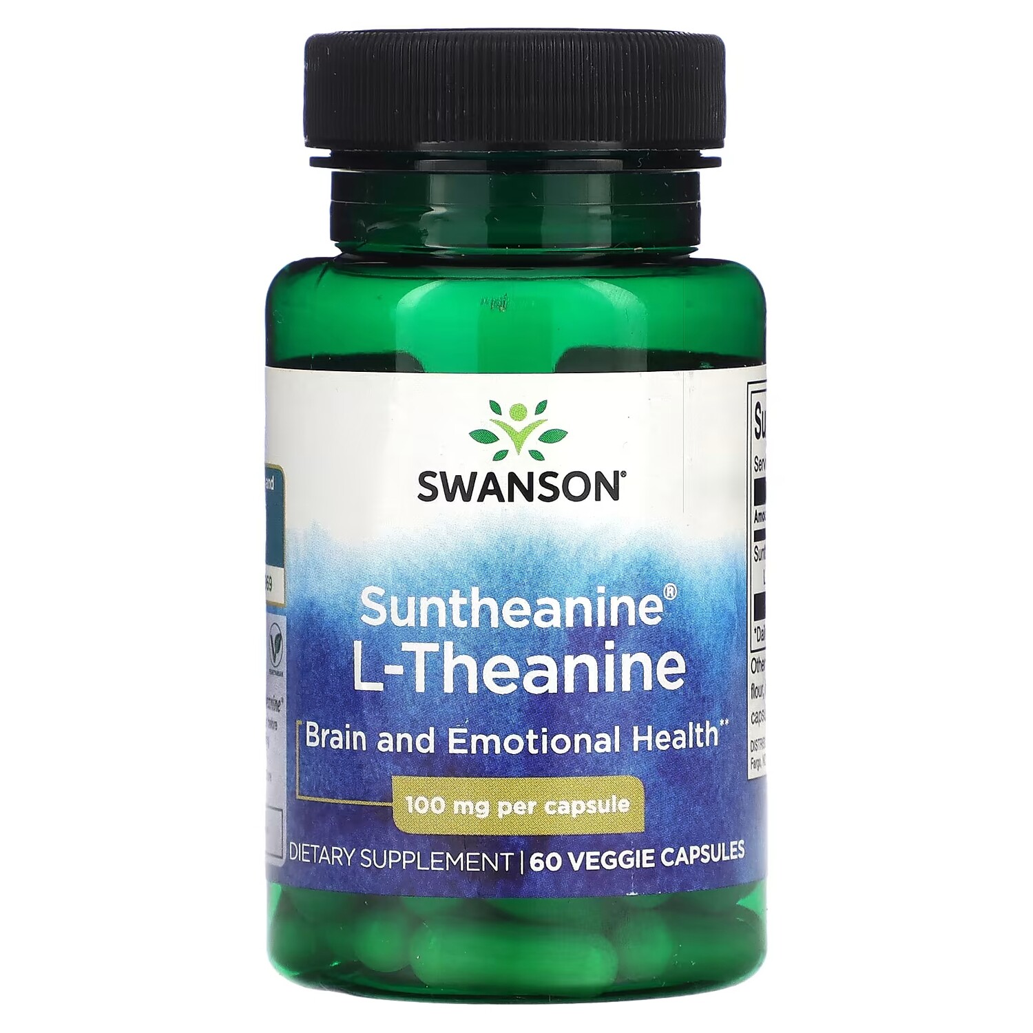 L-теанин Swanson Suntheanine 100 мг, 60 капсул
L-теанин Swanson Suntheanine 100 мг, 60 капсул