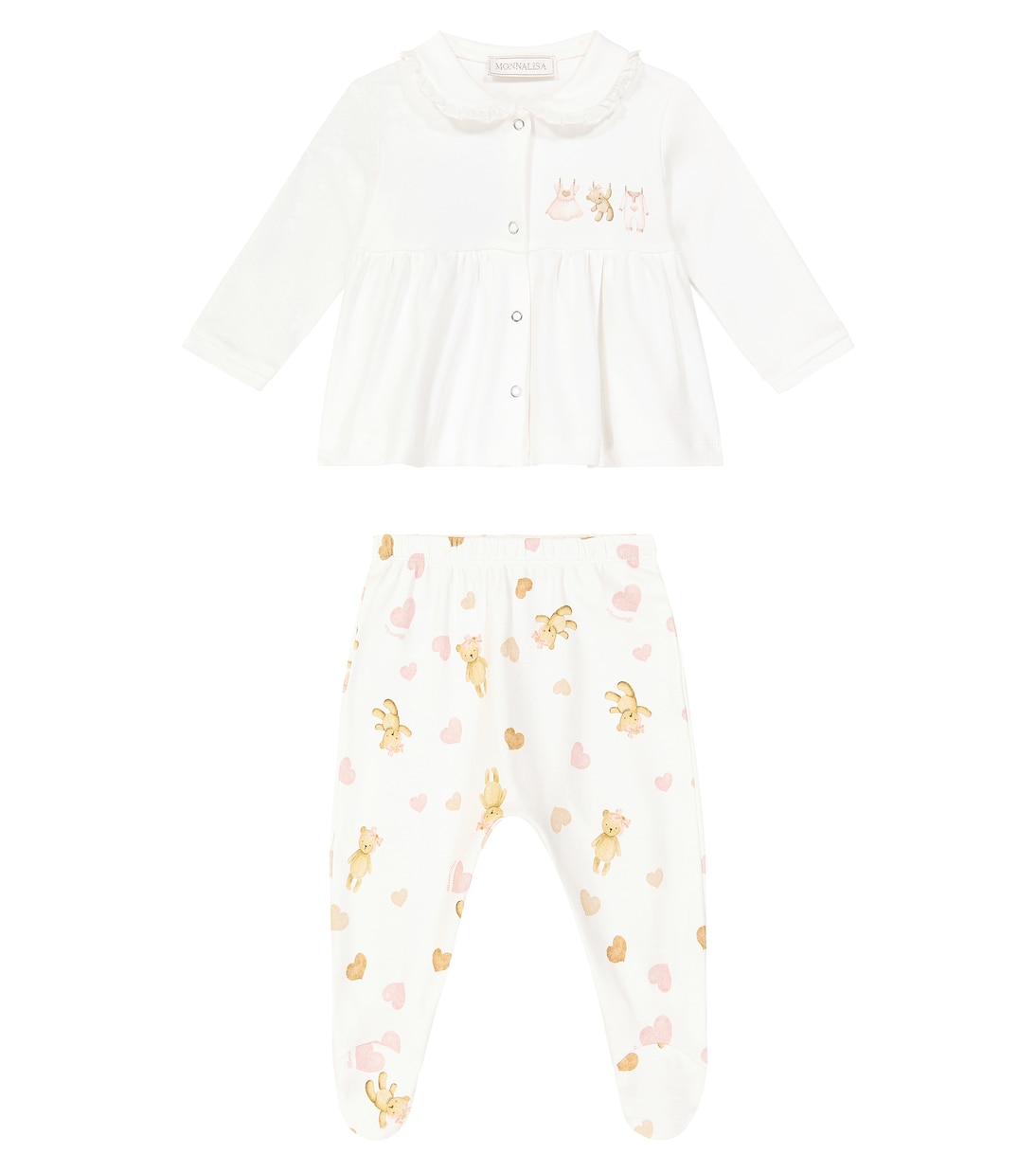 Детский комбинезон из шенилла с бантом Monnalisa, Panna
Детский комбинезон из шенилла с бантом Monnalisa, Panna