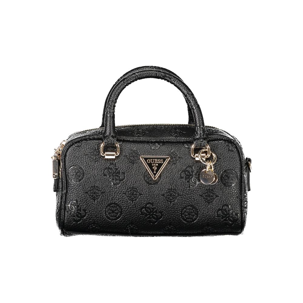 Черная полиэтиленовая женская сумка Guess Shoes, черный
Черная полиэтиленовая женская сумка Guess Shoes, черный