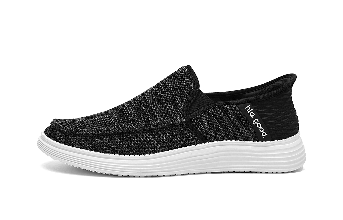 Мужские повседневные туфли среднего возраста из дышащего материала Flyknit с удобной сетчатой платформой HLA, Black
Мужские повседневные туфли среднего возраста из дышащего материала Flyknit с удобной сетчатой платформой HLA, Black
