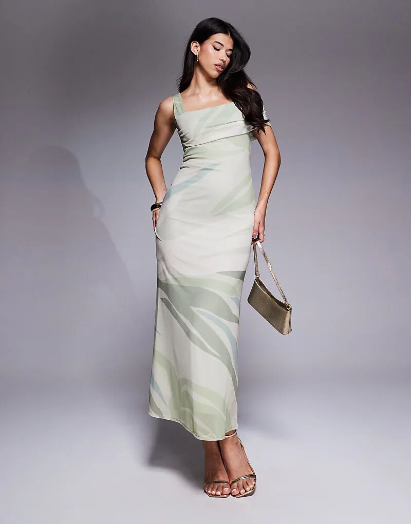 Платье макси ASOS DESIGN с одной бретелькой и асимметричным вырезом в сетку с полосатым принтом
Платье макси ASOS DESIGN с одной бретелькой и асимметричным вырезом в сетку с полосатым принтом