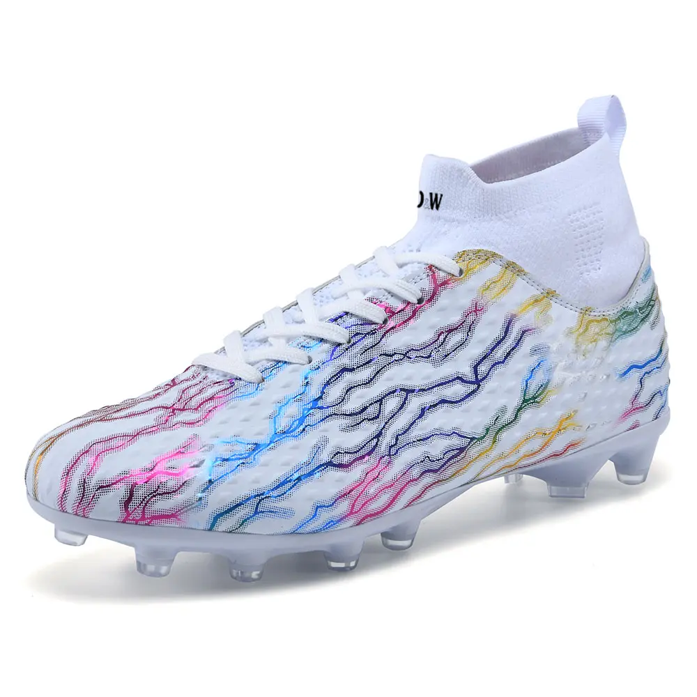 Футбольные бутсы для детей и подростков среднего размера с амортизацией ударов и износостойкостью D&W, белый
Футбольные бутсы для детей и подростков среднего размера с амортизацией ударов и износостойкостью D&W, белый