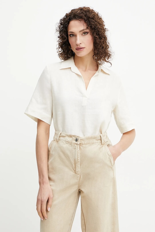 Льняная блузка Emme Marella, бежевый
Льняная блузка Emme Marella, бежевый