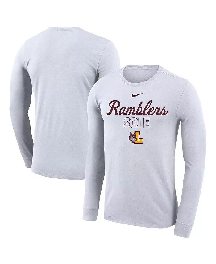 Мужская и женская белая футболка Loyola Chicago Ramblers 2023 On Court Bench с длинным рукавом Nike
Мужская и женская белая футболка Loyola Chicago Ramblers 2023 On Court Bench с длинным рукавом Nike