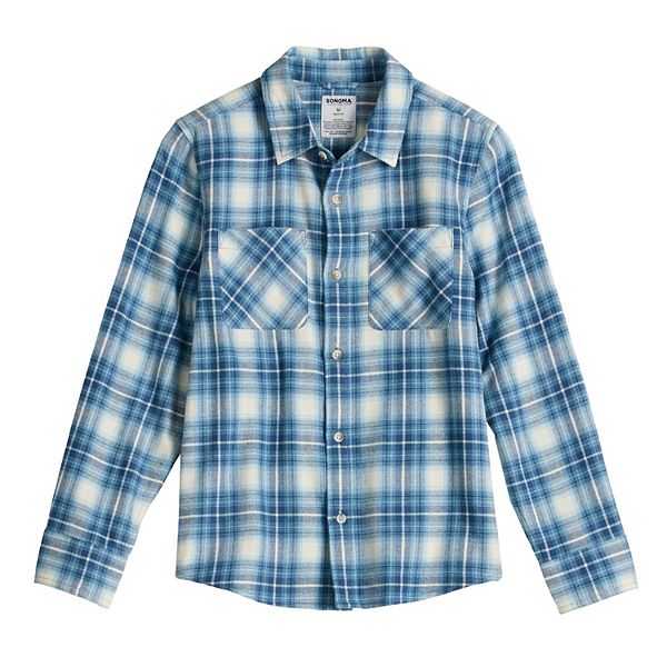 Фланелевая рубашка с длинным рукавом для мальчиков 8-20 лет, regular & husky Sonoma Goods For Life, Complex Plaid Blue
Фланелевая рубашка с длинным рукавом для мальчиков 8-20 лет, regular & husky Sonoma Goods For Life, Complex Plaid Blue