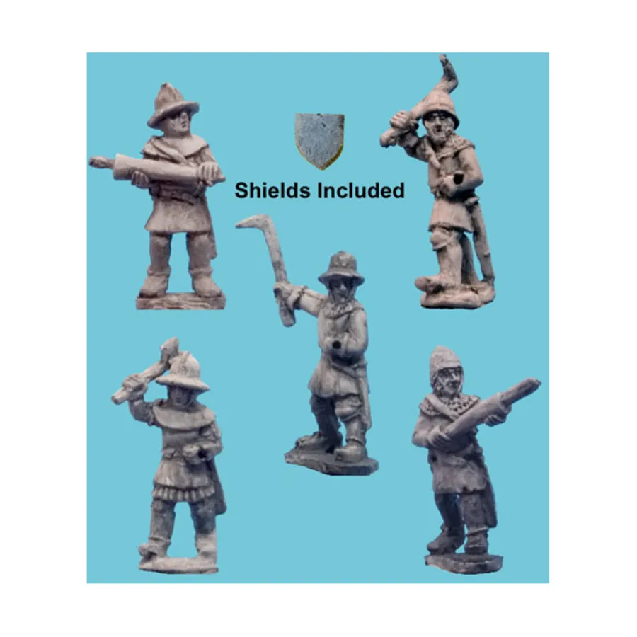 Фламандская командная пехота с различным вооружением, Hundred Years War - Crecy and Poitiers (15mm) (Old Glory)
Фламандская командная пехота с различным вооружением, Hundred Years War - Crecy and Poitiers (15mm) (Old Glory)