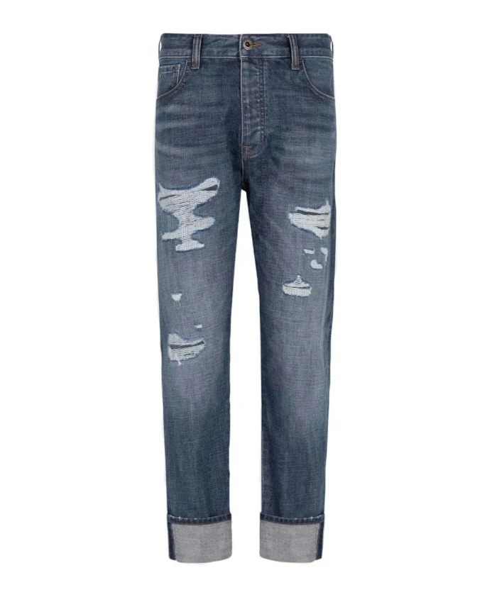 Узкие джинсы Emporio Armani, синий
Узкие джинсы Emporio Armani, синий