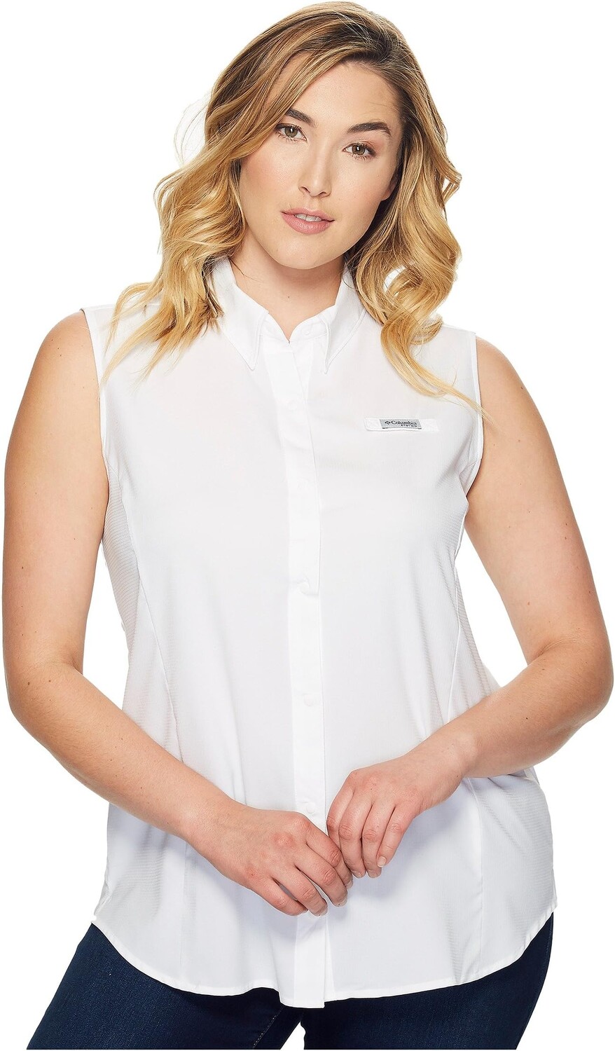 Рубашка без рукавов Tamiami больших размеров Columbia, белый
Рубашка без рукавов Tamiami больших размеров Columbia, белый