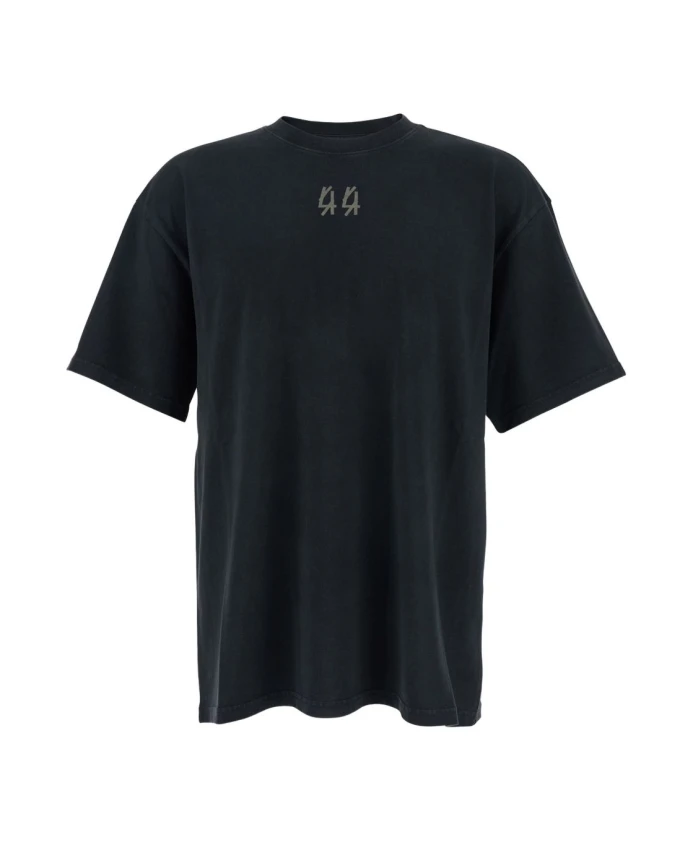 Черная футболка с круглым вырезом и логотипом 44 Label Group, черный
Черная футболка с круглым вырезом и логотипом 44 Label Group, черный