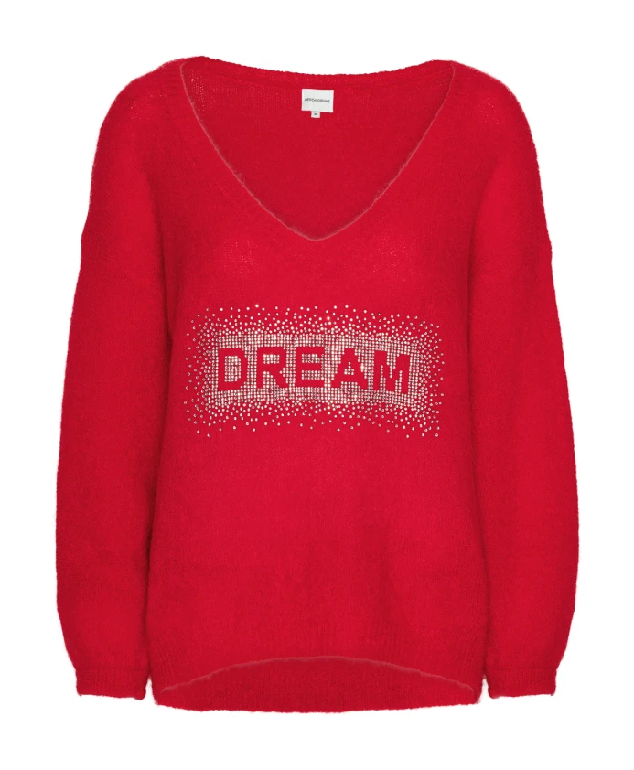 Пуловер Crystal Dream с V-образным вырезом Americandreams, красный
Пуловер Crystal Dream с V-образным вырезом Americandreams, красный