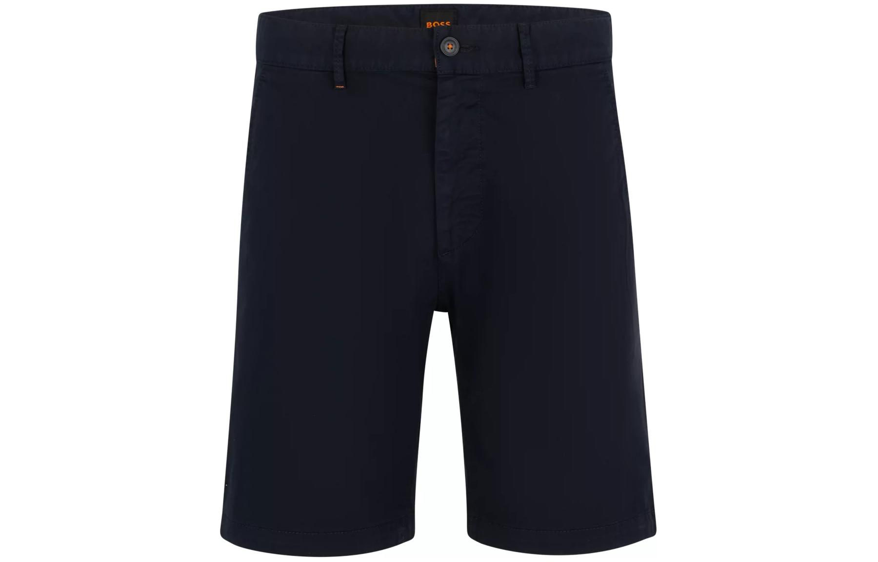 Свободные шорты из стрейч-хлопкового твила Повседневные шорты Мужские Темно-синие HUGO BOSS
Свободные шорты из стрейч-хлопкового твила Повседневные шорты Мужские Темно-синие HUGO BOSS