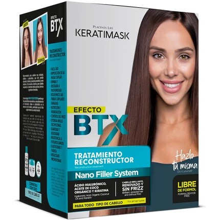 Keratimask Btx Effect Реконструктивный ботокс-уход для очень поврежденных, слабых и ломких волос, Placenta Life
Keratimask Btx Effect Реконструктивный ботокс-уход для очень поврежденных, слабых и ломких волос, Placenta Life