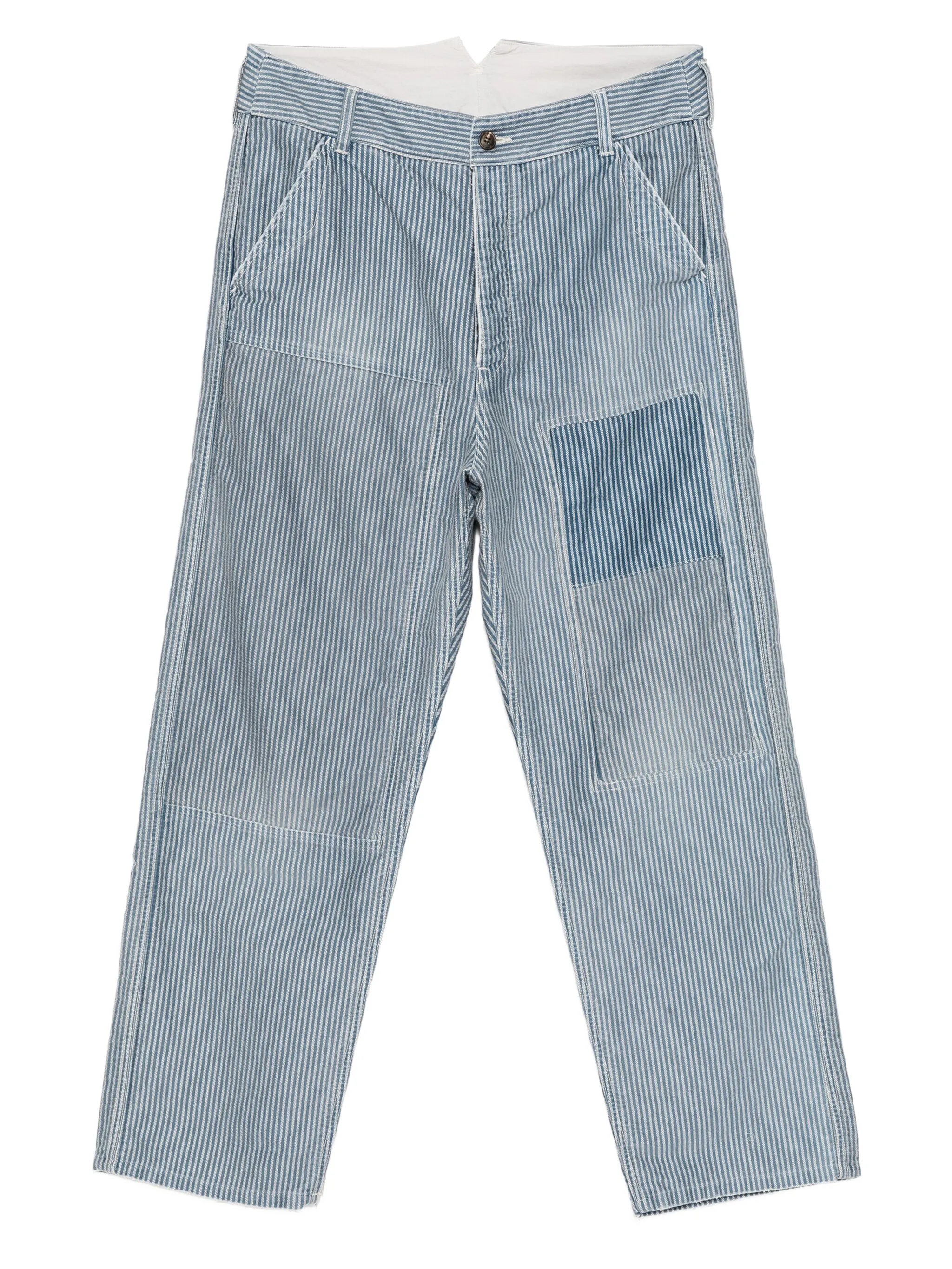 Брюки Pastoral в полоску Visvim, синий
Брюки Pastoral в полоску Visvim, синий