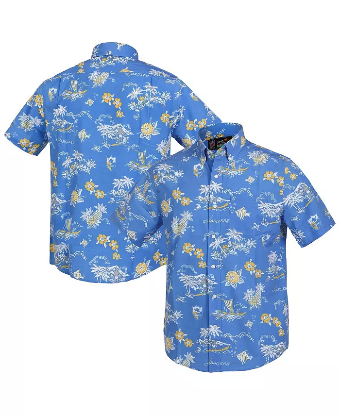 Мужская голубая ретро-рубашка Los Angeles Chargers Kekai Performance на пуговицах Reyn Spooner
Мужская голубая ретро-рубашка Los Angeles Chargers Kekai Performance на пуговицах Reyn Spooner