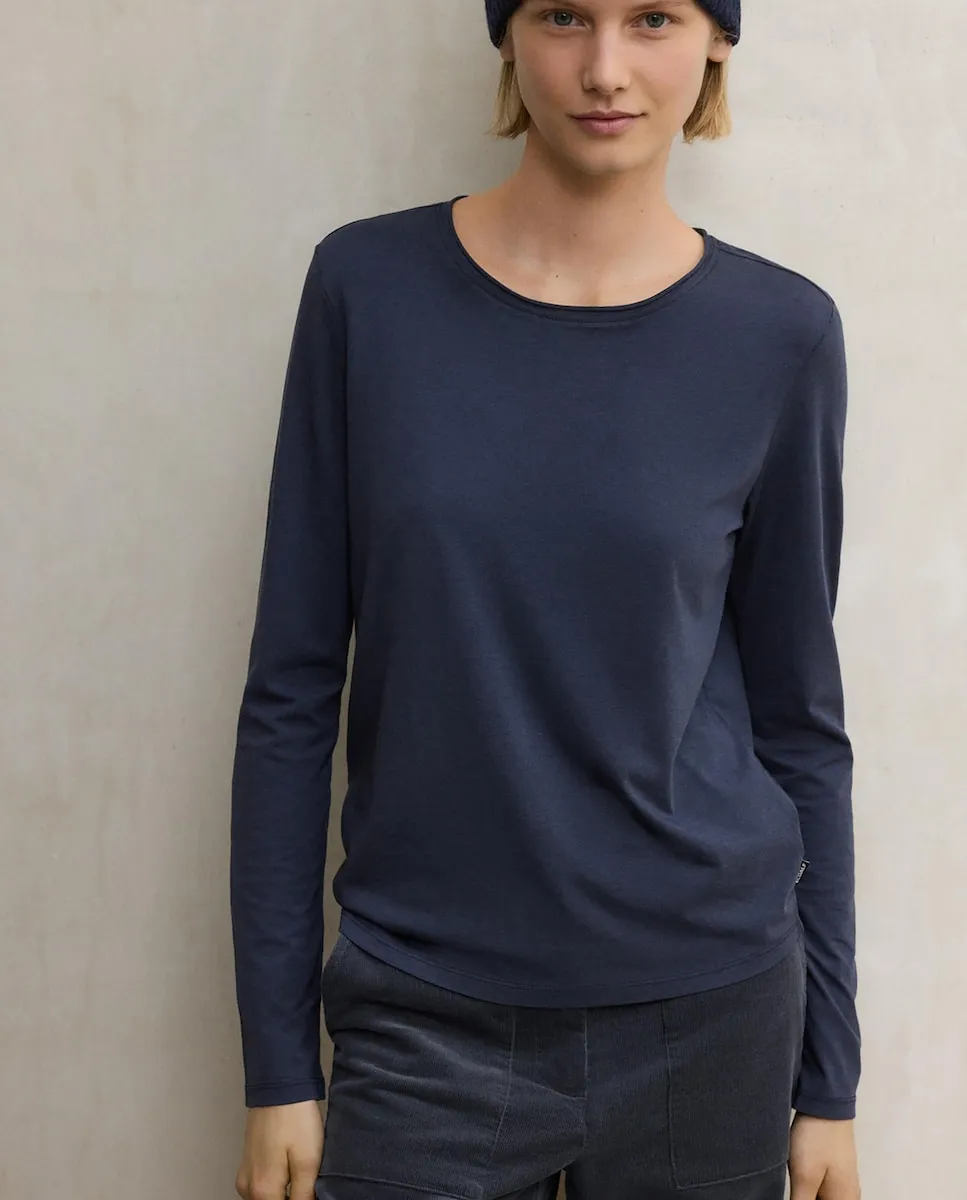 Женская футболка с длинным рукавом и круглым вырезом Ecoalf, синий
Женская футболка с длинным рукавом и круглым вырезом Ecoalf, синий