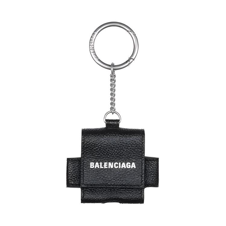 Balenciaga Чехол для наушников из зерненой телячьей кожи женский черный
Balenciaga Чехол для наушников из зерненой телячьей кожи женский черный