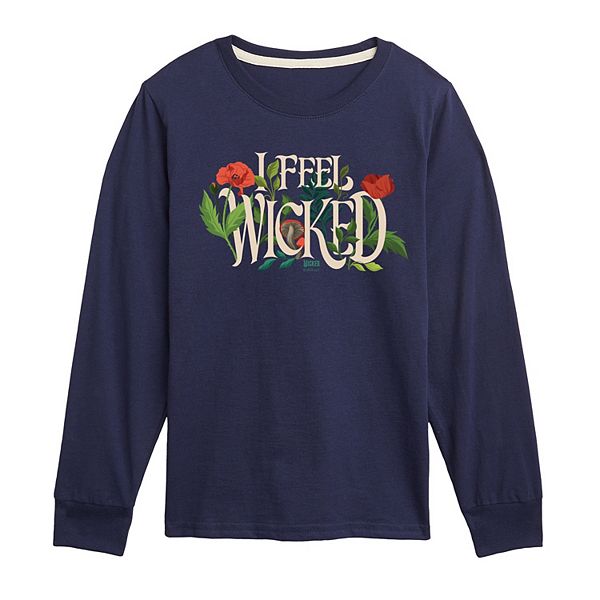 Футболка с длинным рукавом Wicked for Good Elphaba I Feel Wicked для мальчиков 8-20 Licensed Character, Navy
Футболка с длинным рукавом Wicked for Good Elphaba I Feel Wicked для мальчиков 8-20 Licensed Character, Navy