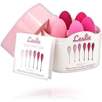LESLIE Kegel FIT Набор для тренировки мышц тазового дна, 6 гирь
LESLIE Kegel FIT Набор для тренировки мышц тазового дна, 6 гирь