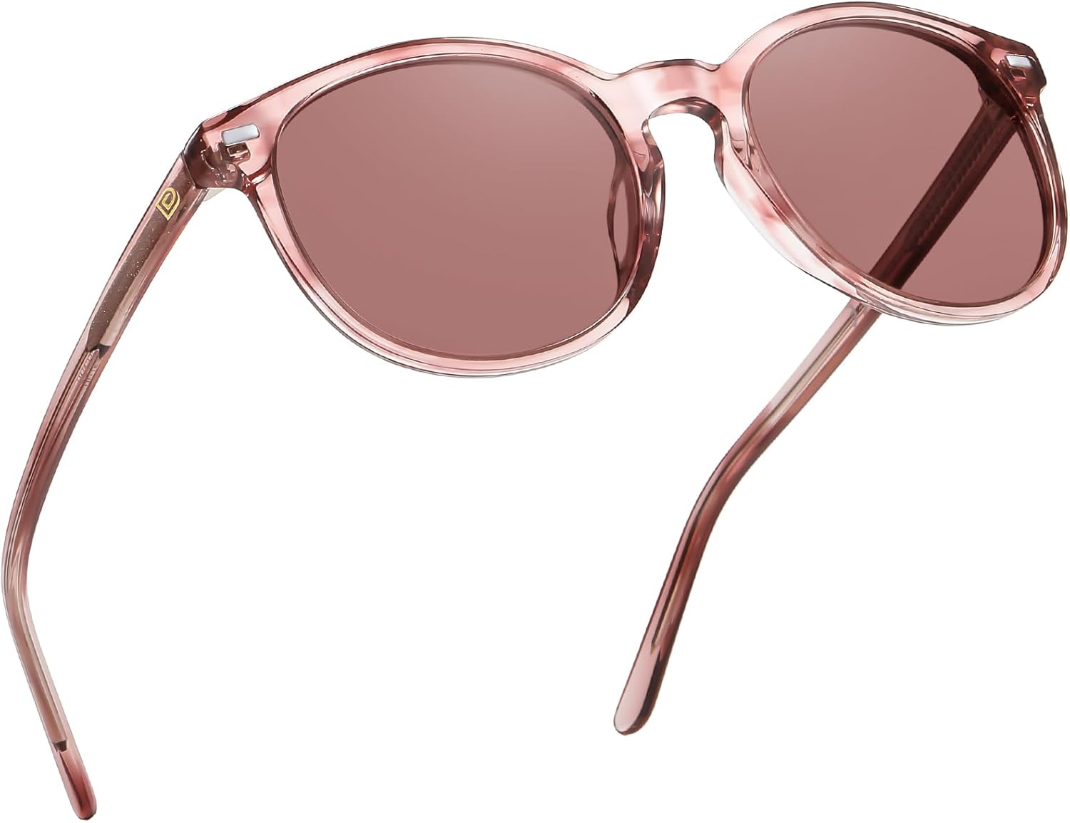 Женские поляризованные солнцезащитные очки DUCO, ретро-круглые женские солнцезащитные очки, классический винтаж, защита от УФ-излучения UV400, модель DC1230, Pink Stripe Frame Pink Lens
Женские поляризованные солнцезащитные очки DUCO, ретро-круглые женские солнцезащитные очки, классический винтаж, защита от УФ-излучения UV400, модель DC1230, Pink Stripe Frame Pink Lens