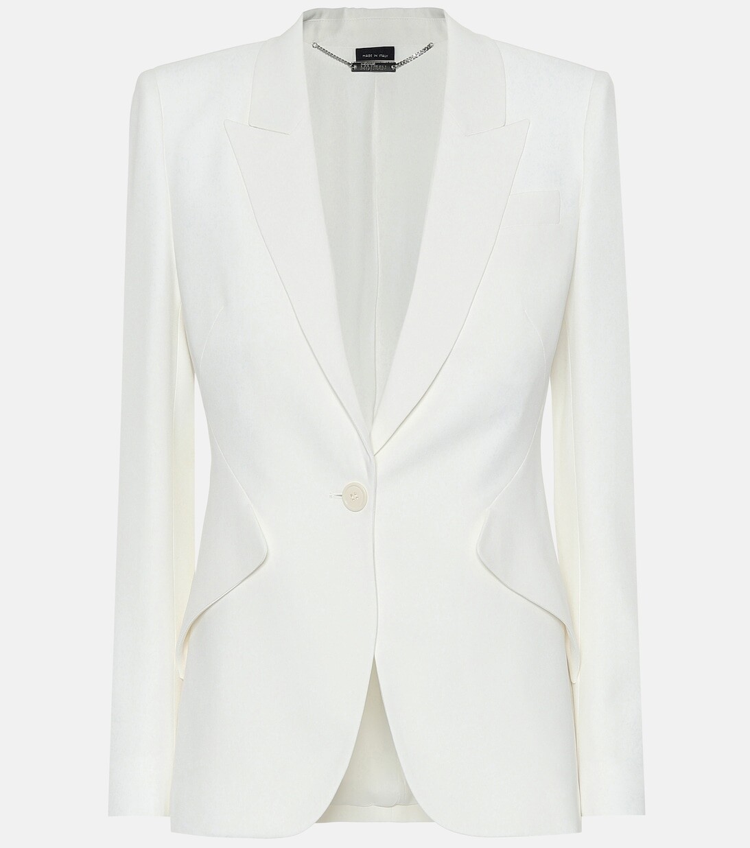 Блейзер из крепа ALEXANDER MCQUEEN, белый
Блейзер из крепа ALEXANDER MCQUEEN, белый