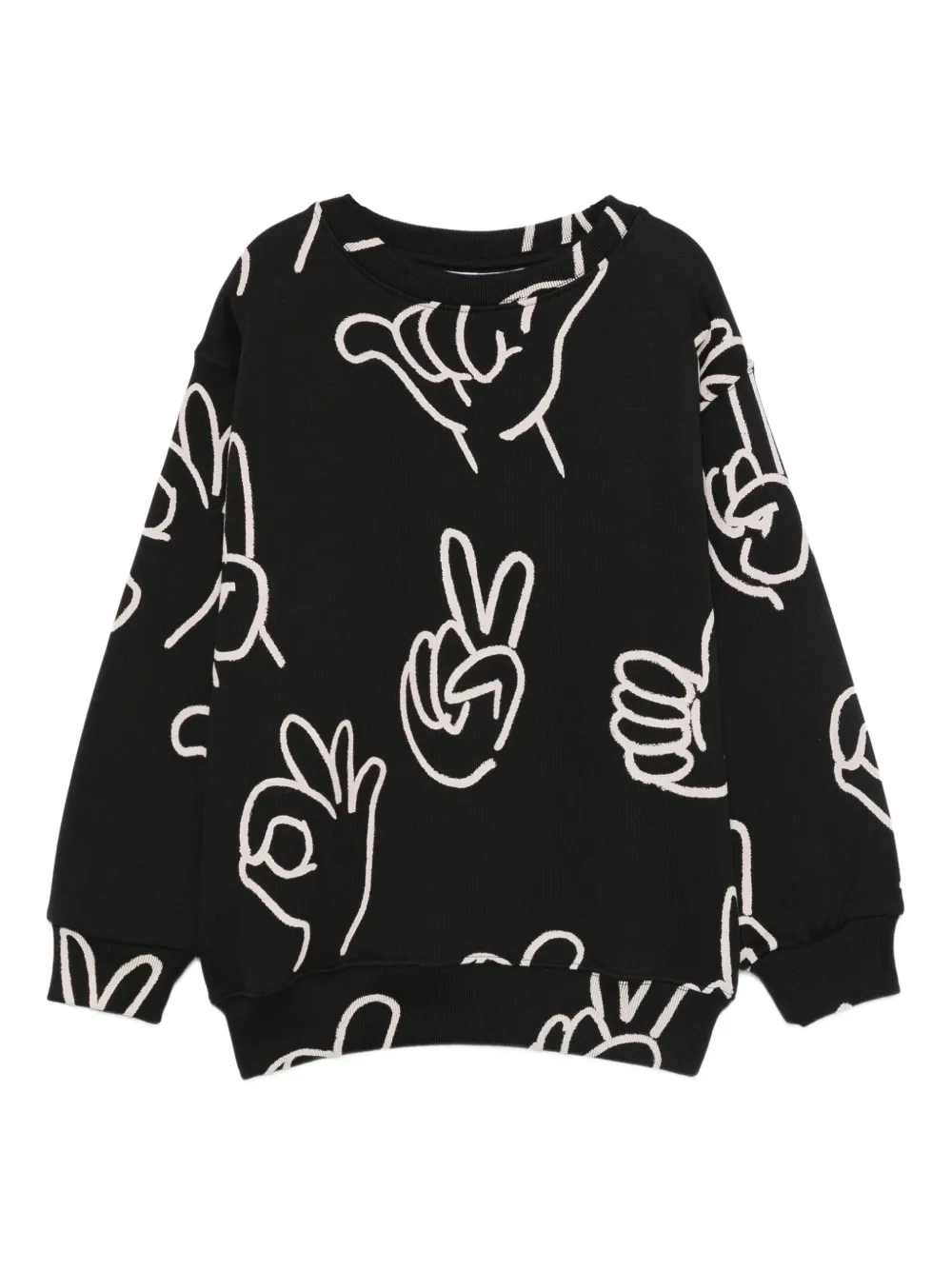 Толстовка с длинными рукавами и принтом от руки Molo, черный
Толстовка с длинными рукавами и принтом от руки Molo, черный