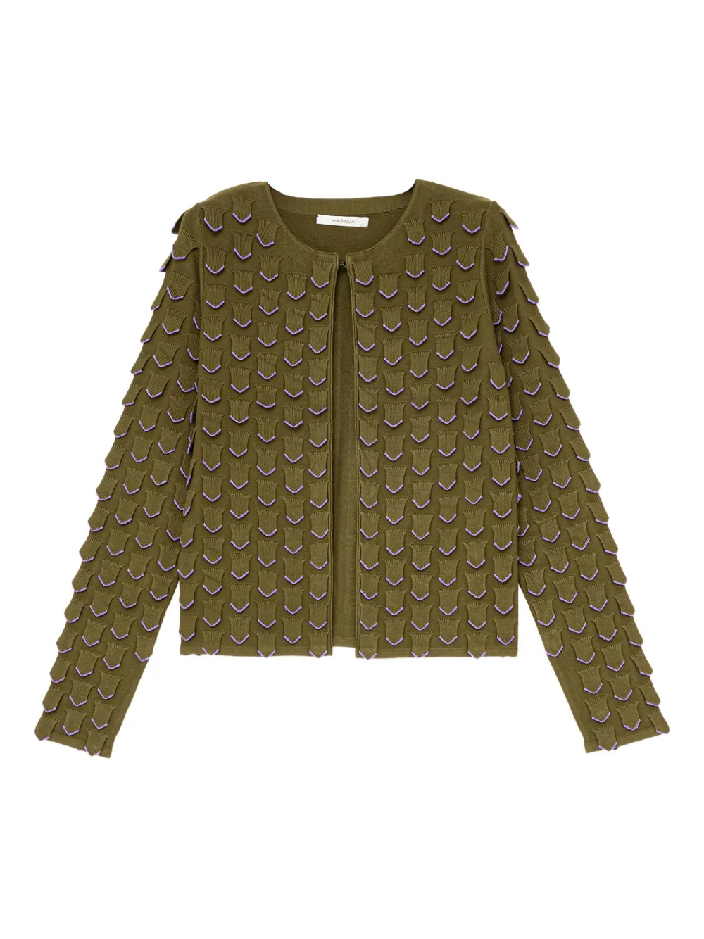 Кардиган с фактурной отделкой MALIPARMI, зеленый
Кардиган с фактурной отделкой MALIPARMI, зеленый