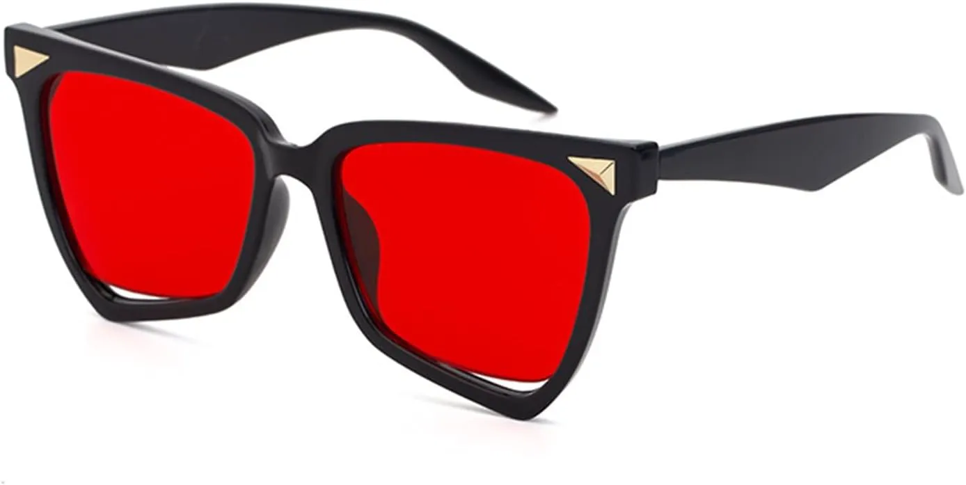 Мужские и женские солнцезащитные очки «кошачий глаз» в крупной оправе, цветные, для использования на открытом воздухе (Цвет: G, Размер: Средний) GAOXIN, G
Мужские и женские солнцезащитные очки «кошачий глаз» в крупной оправе, цветные, для использования на открытом воздухе (Цвет: G, Размер: Средний) GAOXIN, G