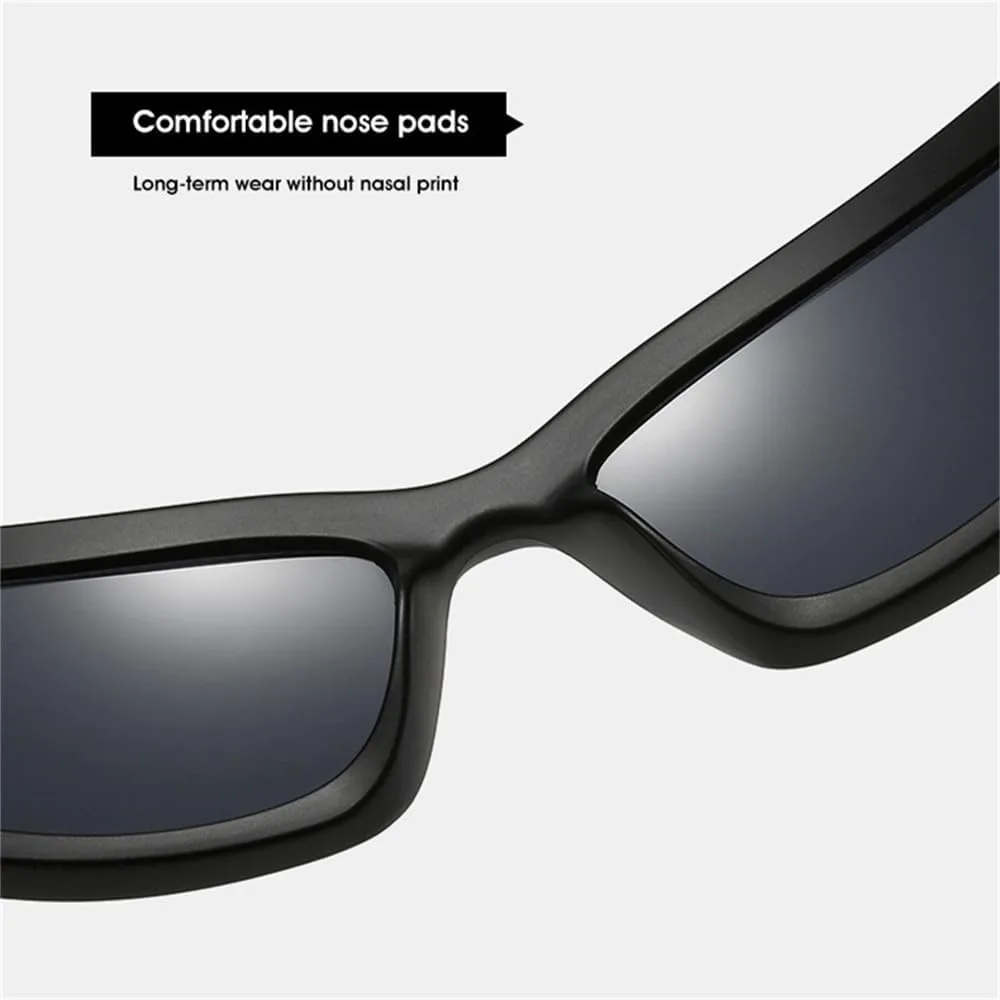 Панк-солнцезащитные очки для женщин и мужчин, зеркальные спортивные очки, винтажные солнцезащитные очки для мужчин, защита от УФ-излучения UV400 HDUBFY, White Grey
Панк-солнцезащитные очки для женщин и мужчин, зеркальные спортивные очки, винтажные солнцезащитные очки для мужчин, защита от УФ-излучения UV400 HDUBFY, White Grey