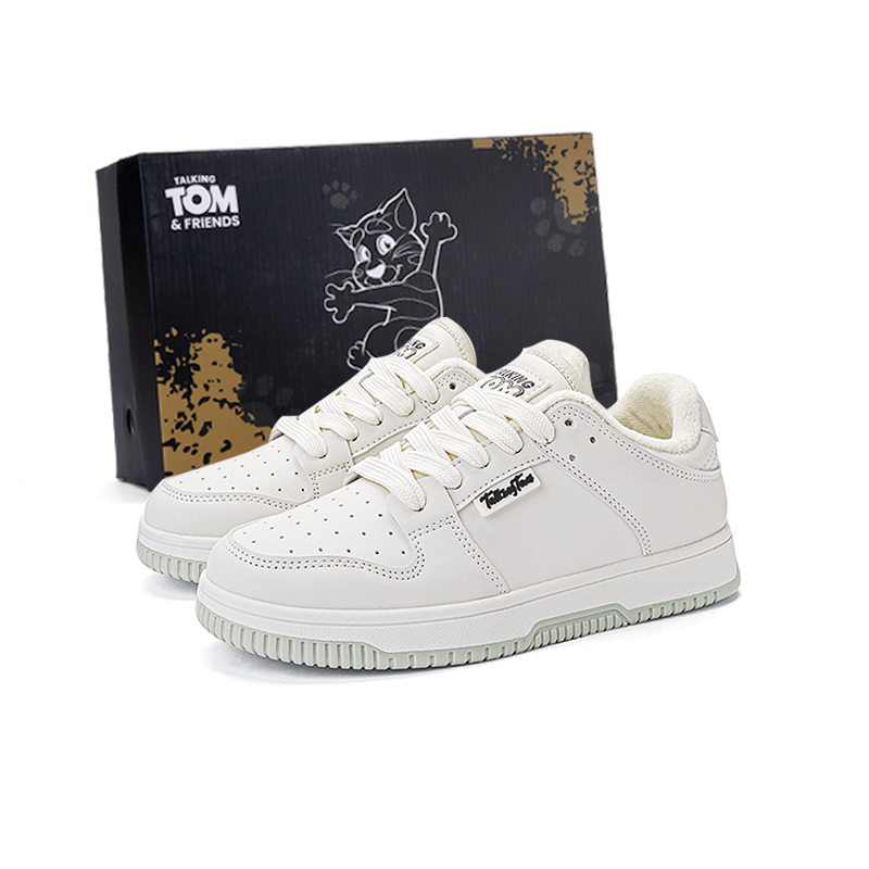 TALKING TOM Антискользящие износостойкие легкие дышащие низкие скейтбордские кроссовки унисекс Pearl Beige (с флисовой подкладкой), цвет Pearl Beige (Fleece-Lined) 
TALKING TOM Антискользящие износостойкие легкие дышащие низкие скейтбордские кроссовки унисекс Pearl Beige (с флисовой подкладкой), цвет Pearl Beige (Fleece-Lined)