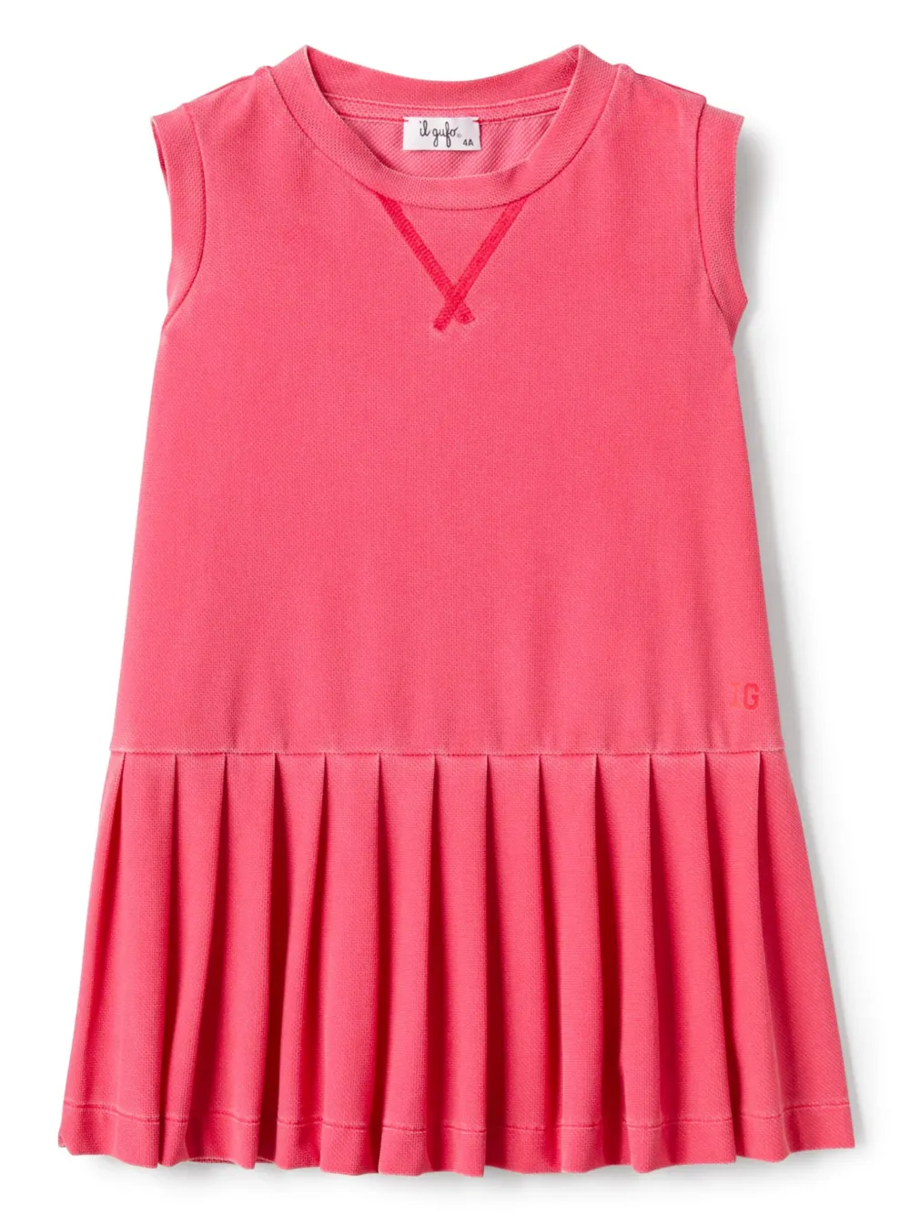 Платье мини без рукавов Il Gufo, розовый
Платье мини без рукавов Il Gufo, розовый