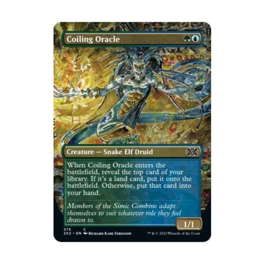 CCG Извивающийся оракул (без границ) (C) (фольга), MTG - Double Masters 2022
CCG Извивающийся оракул (без границ) (C) (фольга), MTG - Double Masters 2022