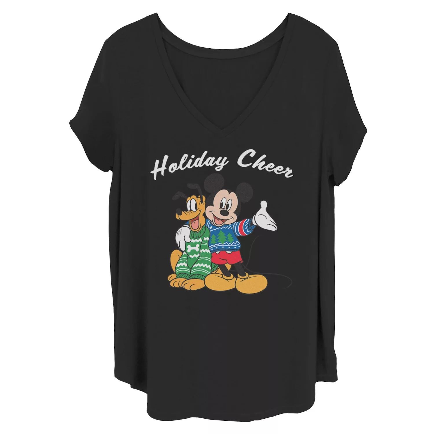 Рождественская футболка с изображением Микки и Плутона для подростков Plus Disney Licensed Character
Рождественская футболка с изображением Микки и Плутона для подростков Plus Disney Licensed Character