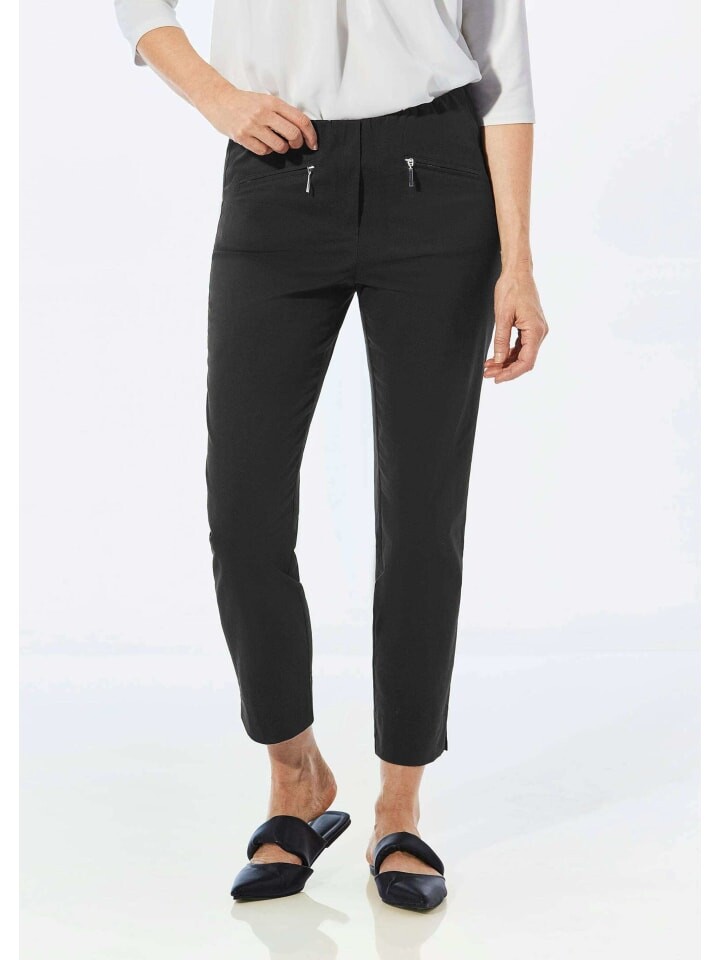 Тканевые брюки GOLDNER Louisa, черный
Тканевые брюки GOLDNER Louisa, черный