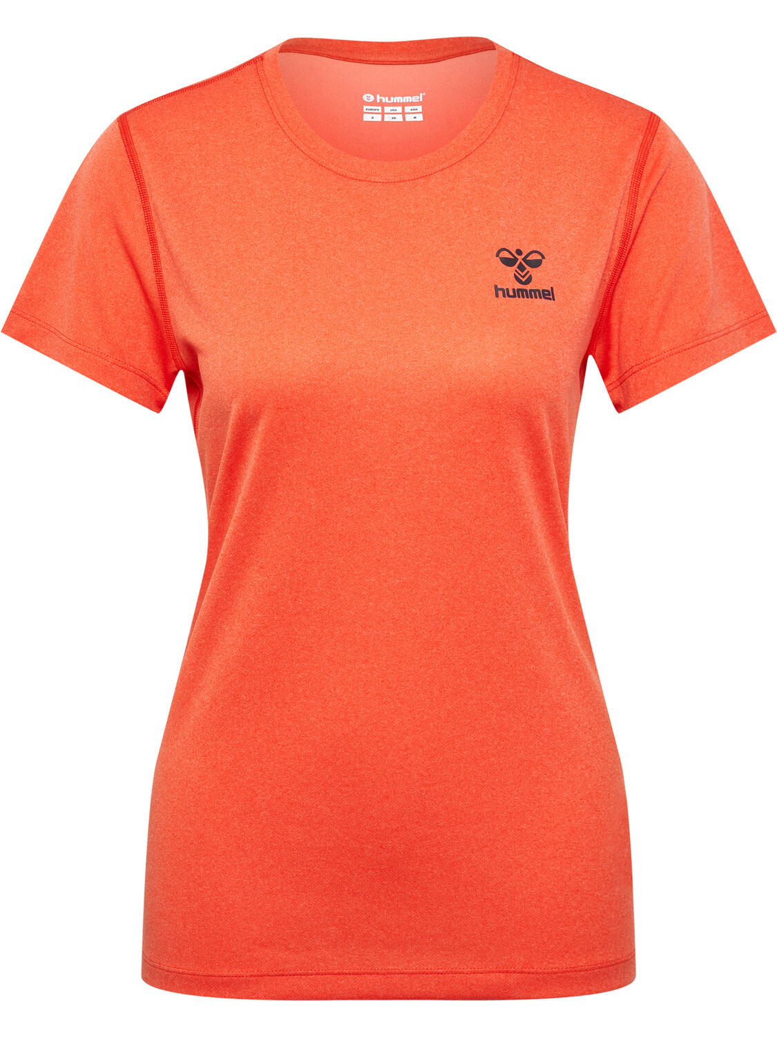 Футболка Hummel S/S Woman, цвет SPICY ORANGE MELANGE 
Футболка Hummel S/S Woman, цвет SPICY ORANGE MELANGE