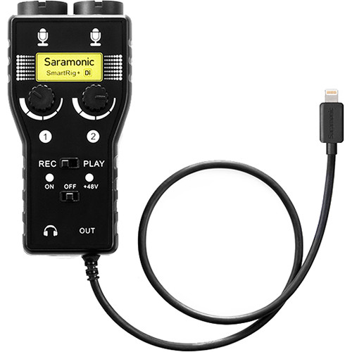 Saramonic SmartRig+ Di, Two-Channel Mic and Guitar SMARTRIG+DI
Saramonic SmartRig+ Di, Two-Channel Mic and Guitar SMARTRIG+DI