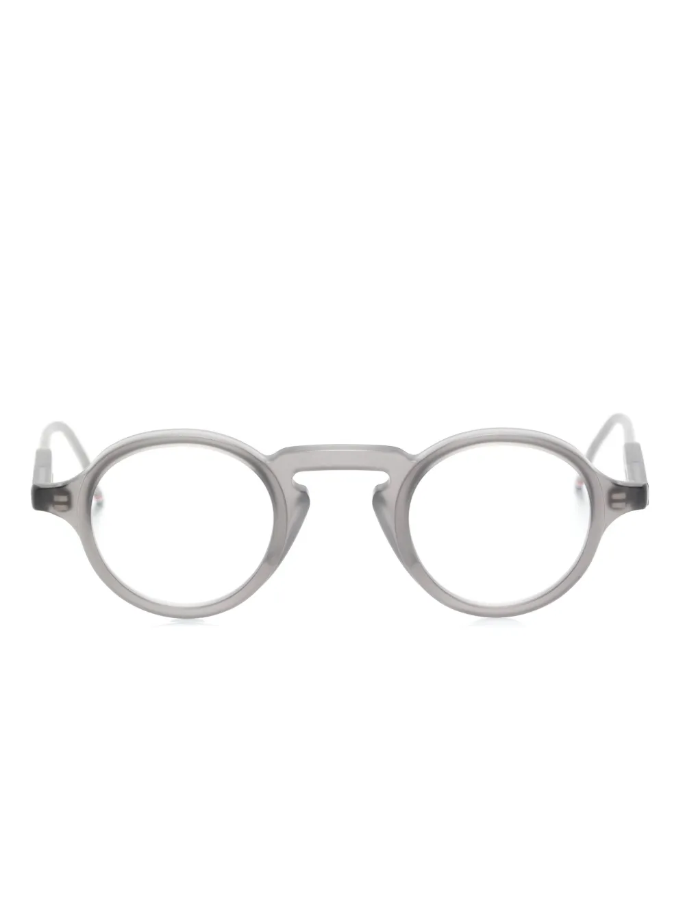 Очки в круглой оправе Thom Browne Eyewear, серый 
Очки в круглой оправе Thom Browne Eyewear, серый