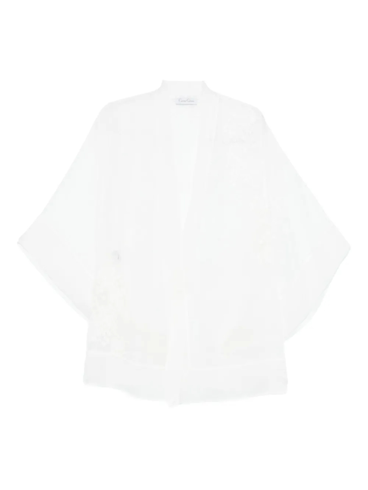 Халат с тюлем Carine Gilson, белый
Халат с тюлем Carine Gilson, белый