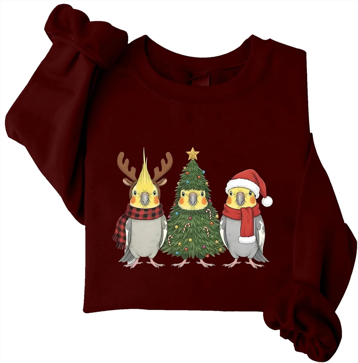 Свитшот с какаду для любителей птиц, рождественский, с длинными рукавами quyaosy
Свитшот с какаду для любителей птиц, рождественский, с длинными рукавами quyaosy