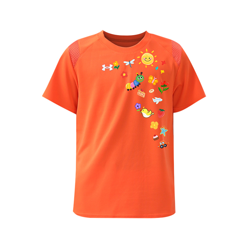 Футболка с коротким рукавом для детей быстросохнущая Under Armour, оранжевый
Футболка с коротким рукавом для детей быстросохнущая Under Armour, оранжевый