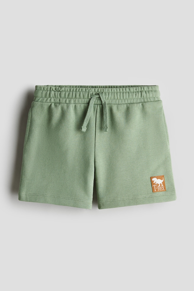 Спортивные шорты H&M, зеленый 
Спортивные шорты H&M, зеленый