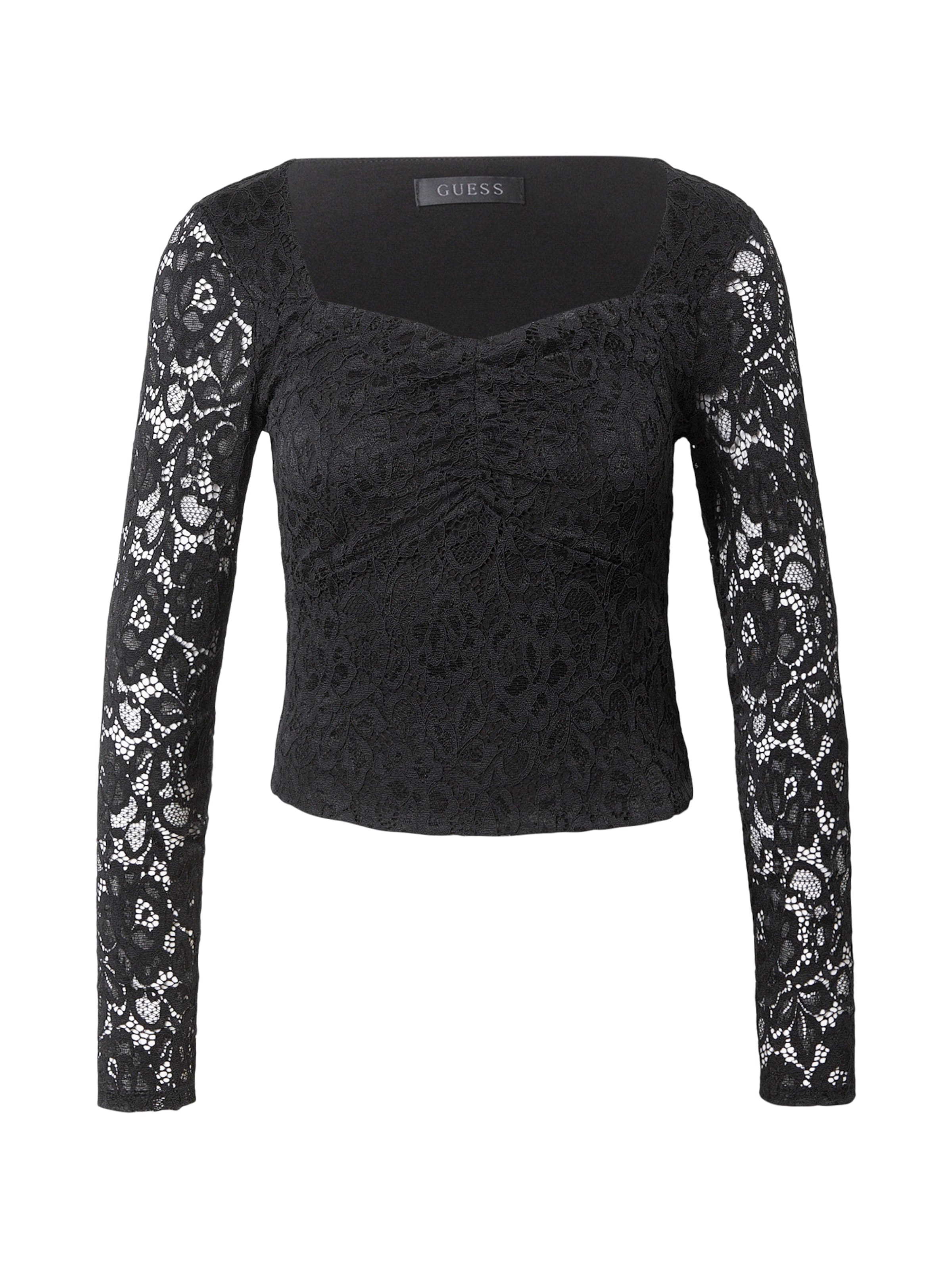 GUESS Лонгслив в черном цвете
GUESS Лонгслив в черном цвете