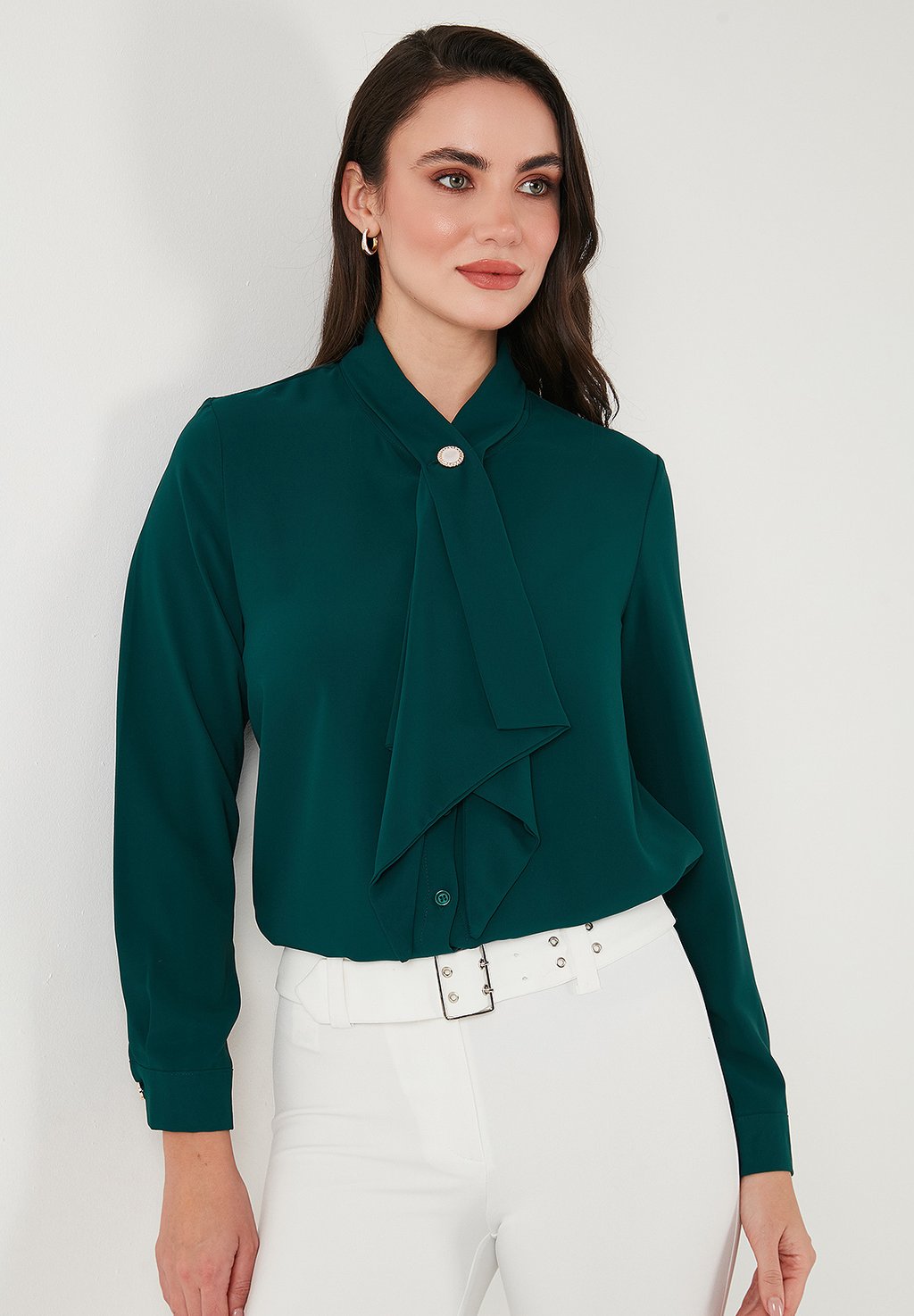 Блузка на пуговицах REGULAR FIT LELA, зеленый
Блузка на пуговицах REGULAR FIT LELA, зеленый