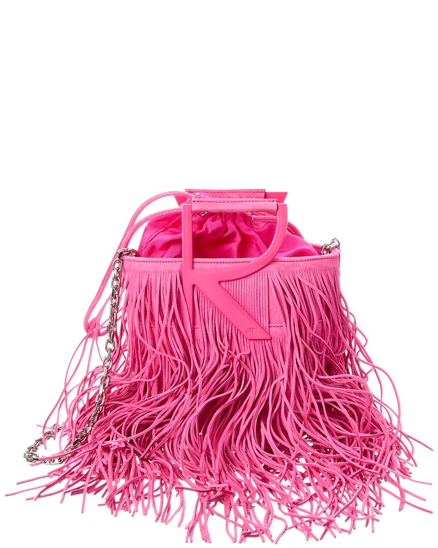 Миниатюрная замшевая сумка через плечо Roger Vivier Roger Vivier, розовый
Миниатюрная замшевая сумка через плечо Roger Vivier Roger Vivier, розовый