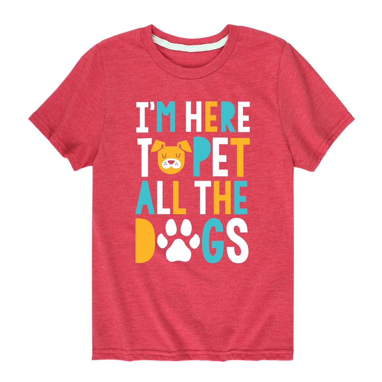Футболка с рисунком для мальчиков 8–20 лет здесь, чтобы погладить всех собак Licensed Character, красный
Футболка с рисунком для мальчиков 8–20 лет здесь, чтобы погладить всех собак Licensed Character, красный