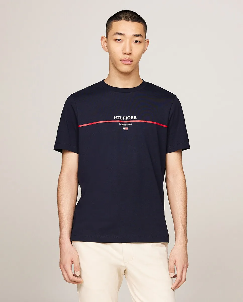 Мужская футболка стандартного кроя с короткими рукавами Tommy Hilfiger, темно-синий
Мужская футболка стандартного кроя с короткими рукавами Tommy Hilfiger, темно-синий