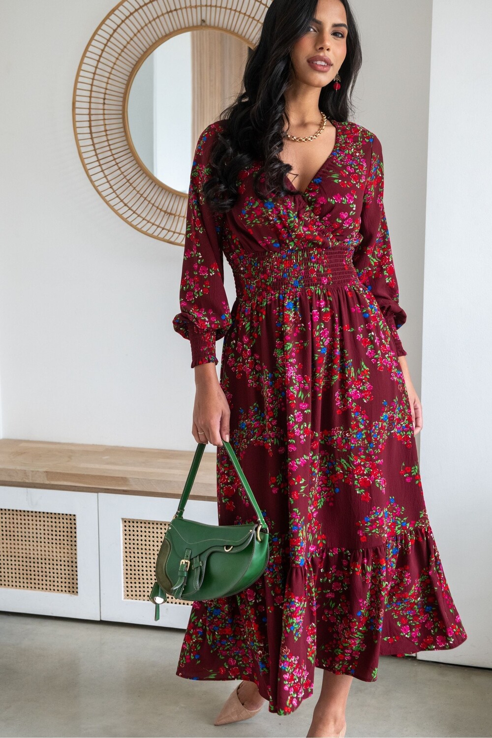 Платье мидакси Carmen с пышной грудью, эластичным плетением и длинными рукавами Pour Moi, красный
Платье мидакси Carmen с пышной грудью, эластичным плетением и длинными рукавами Pour Moi, красный