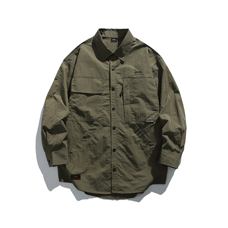 Рубашка Unisex Lapel Moderate Workwear Jeep, темно-coffee
Рубашка Unisex Lapel Moderate Workwear Jeep, темно-coffee