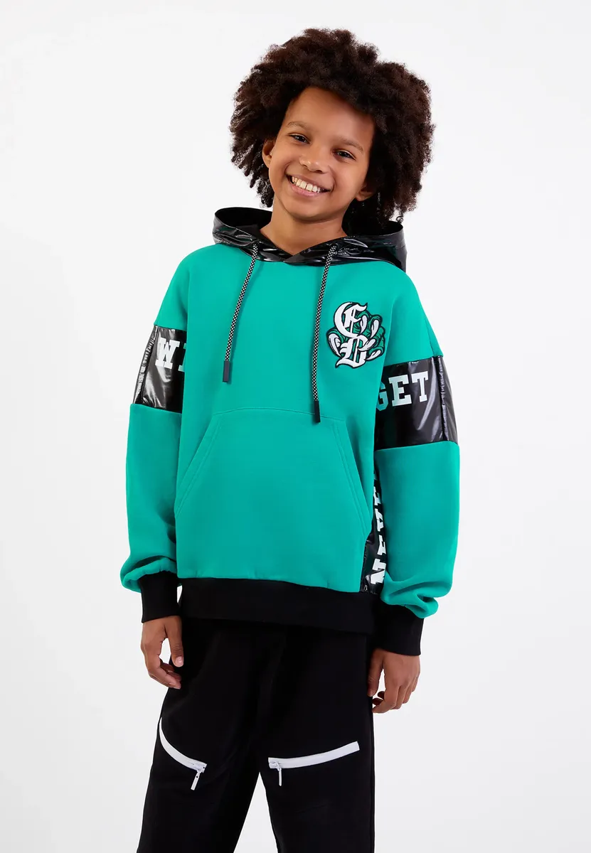 Толстовка Gulliver с регулируемым капюшоном, зеленый
Толстовка Gulliver с регулируемым капюшоном, зеленый